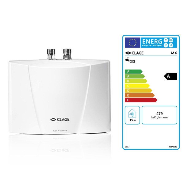 Clage Klein-Durchlauferhitzer M6 Untertischanlage 5,7 kW / 230 V 1500-17006