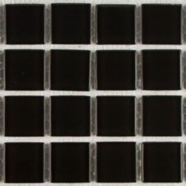 Musterstück Black Stone Glas Fliese ca. 9,7 x 9,7 x 0,4 cm