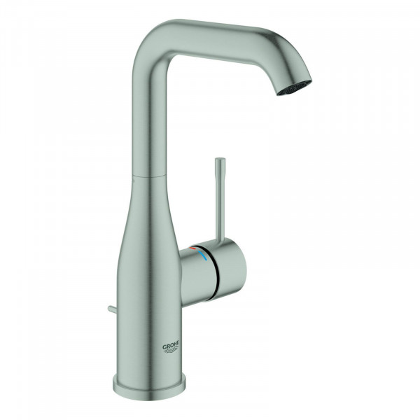 Grohe Essence Einhand-Waschtischbatterie mit Zugstange Edelstahl 24174DC1