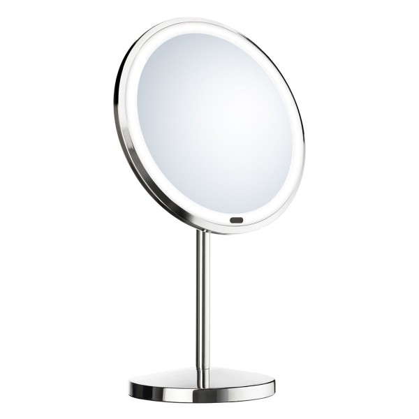Kosmetikspiegel mit LED-Beleuchtung Z625 mit Akku chrom