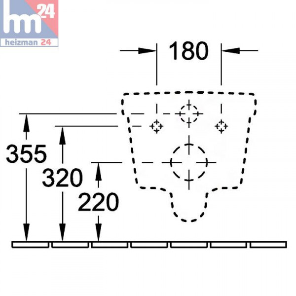 Villeroy & Boch Omnia architectura Wandtiefspül-WC Combi-Pack  