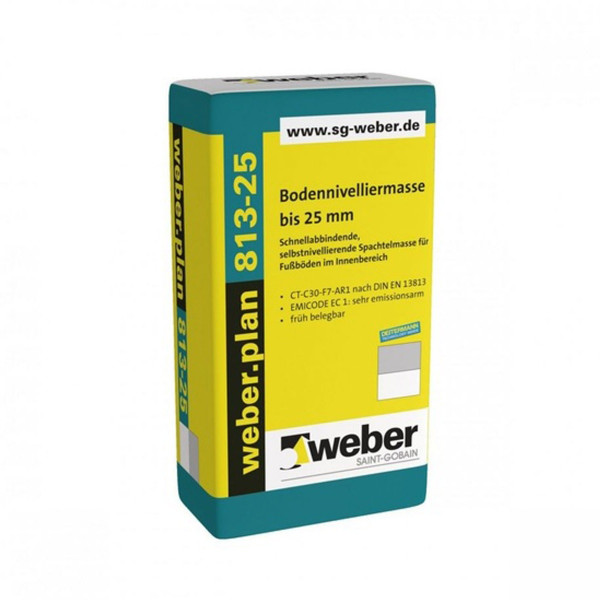 weber.plan 813-25 Bodenausgleichsmasse 25kg Nivelliermasse 349251