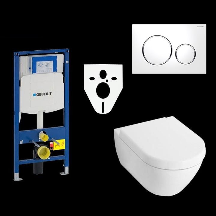 pakket traagheid mooi Geberit Duofix UP320 WC-Montageelement mit Subway 2.0 Tiefspül-WC und  WC-Sitz VB0002 | WCs | Komplettset | Bad | Heizman24 - Handel für Haus- und  Gebäudetechnik
