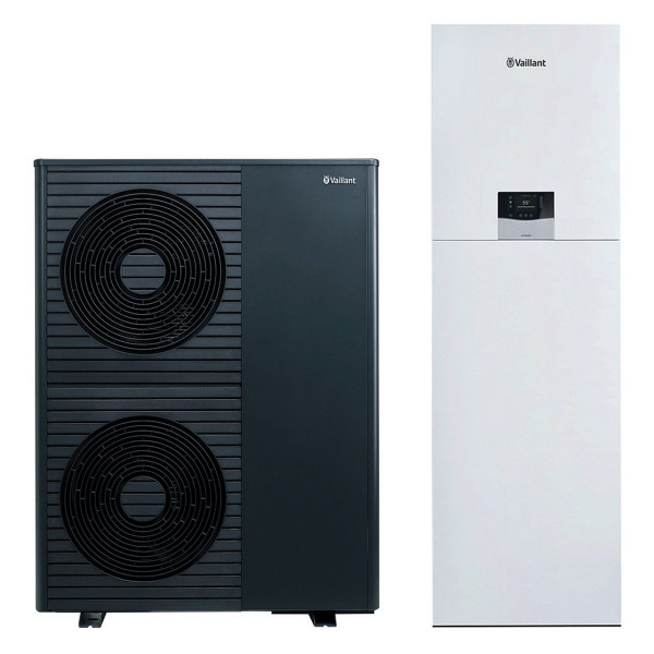 Vaillant Set 8000044748 Luft-Wasser Wärmepumpe aroTHERM plus 105/8.1 mit uniTOWER VIH QW 190/7 E 18L
