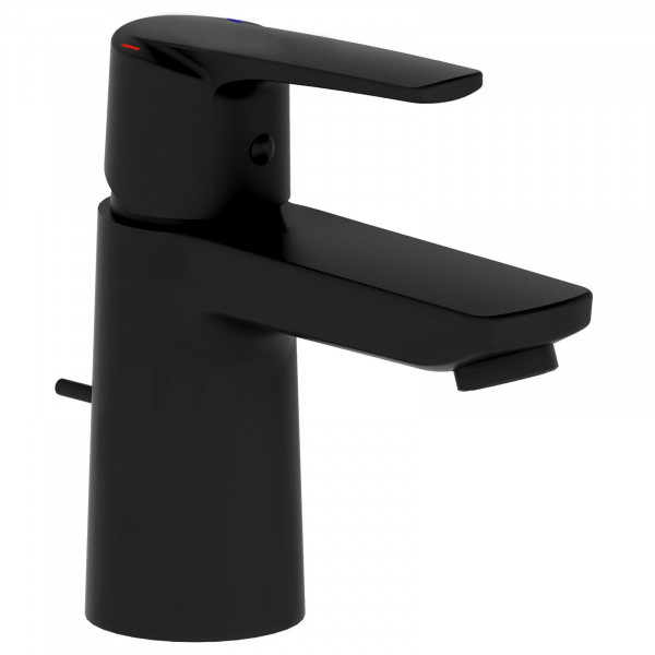 Alpha_300 Waschtischarmatur XL mit Ablaufgarnitur mattschwarz Z059102-00280