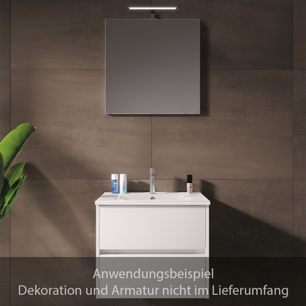 Riho Porto Wave Badmöbel-Set 60 cm mit Spiegel und LED-Beleuchtung F014032
