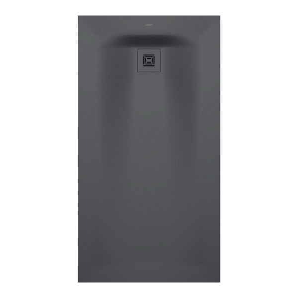 Duravit Sustano zuschneidbare Duschwanne 150 x 80 cm Dunkelgrau Matt DuraSolid Mineralguss