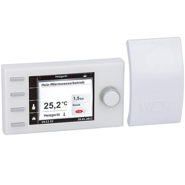 Wolf Bedienmodul BM-2 in Weiß inkl. Außenfühler 2745927 für WRS-2