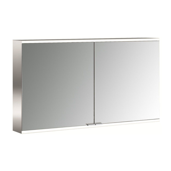 EMCO Lichtspiegelschrank prime 2 1200 mm Aufputzmodell Rückwand weiß 949706146