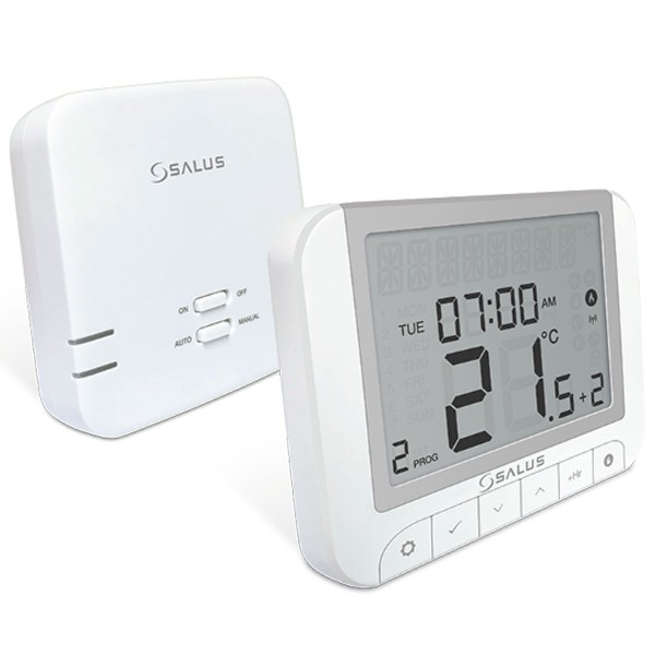 Salus RT520RF digitaler programmierbarer Raumthermostat Funk 115521 batteriebetrieben