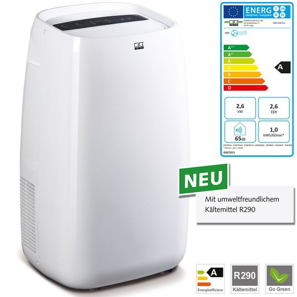 Remko Hitline SKM 260 Eco Raumklimagerät 2,6 kW mobile Klimaanlage 1601260