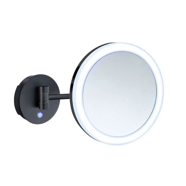 Smedbo OUTLINE LED Kosmetikspiegel FK485EBP schwarz