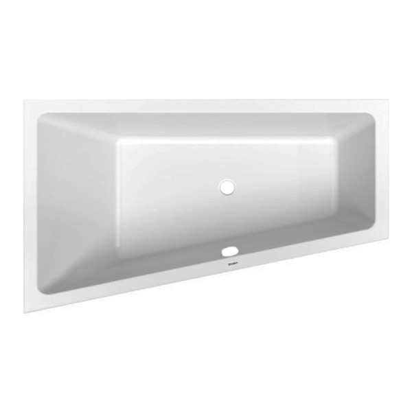 Duravit No.1 Acryl Badewanne 170 x 100 cm Trapezform Links 700508000000000