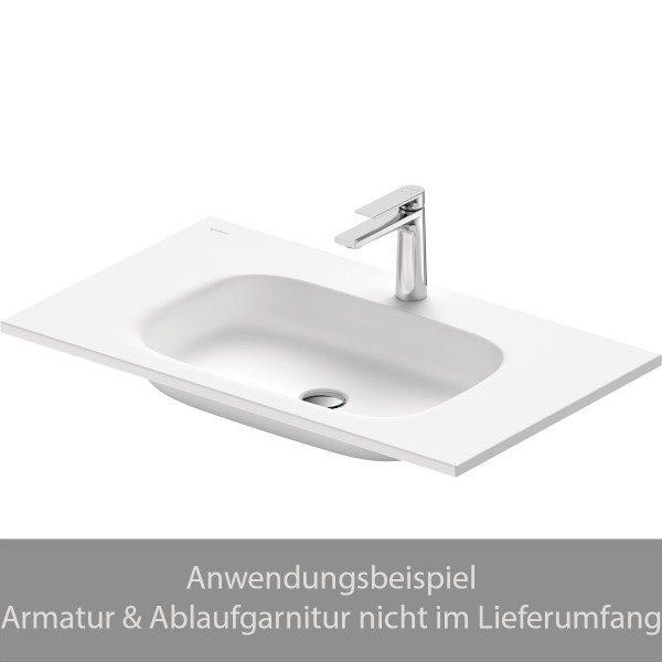 Duravit Sivida Möbelwaschtisch 2650013200 in Weiß Seidenmatt Breite 820 mm aus DuroCast Plus