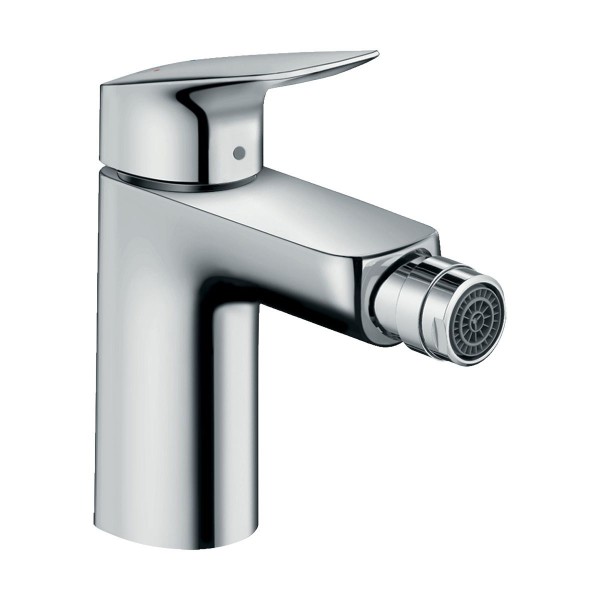 Hansgrohe Einhebel-Bidetarmatur Logis 100 mit Zugstangen-Ablaufgarnitur 71200000