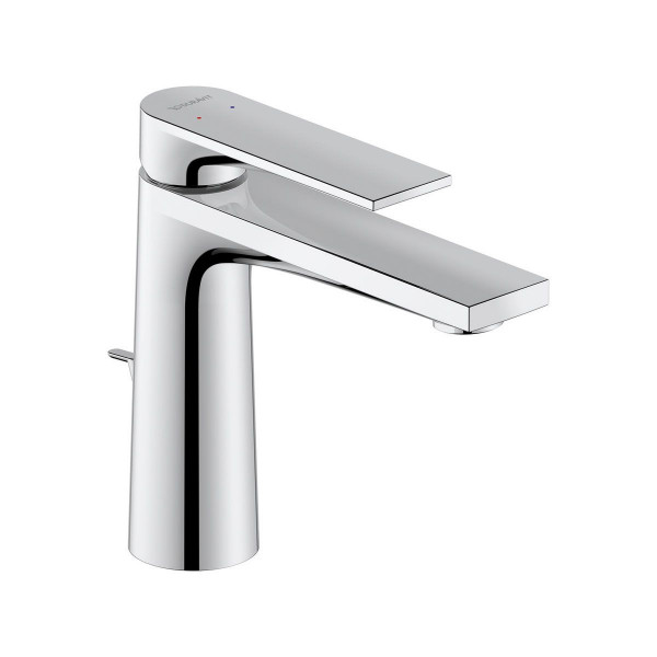 Duravit Tulum Einhebel-Waschtischmischer Größe M chrom mit Ablaufgarnitur TU1020001010