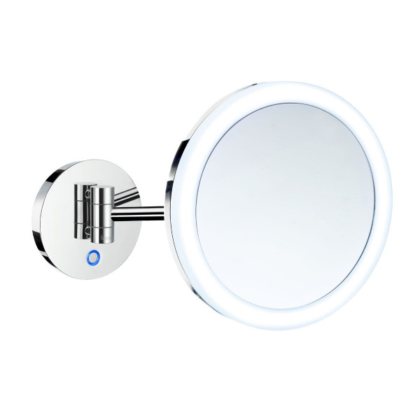 Smedbo OUTLINE LED Kosmetikspiegel FK486H Direktanschluss chrom