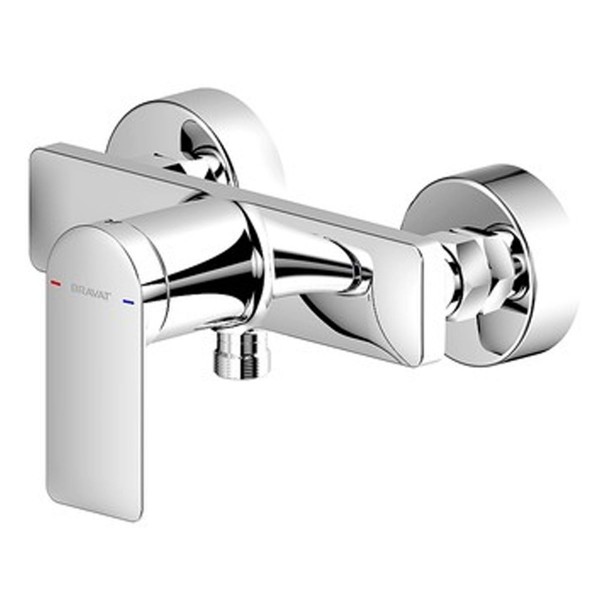Bravat Milano Brausearmatur 3564042 Chrom Einhebel-Mischbatterie Duscharmatur