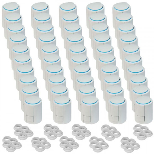 Kamo KTS Buderus Alpha 5 universal Stellantrieb Set 50 Stk. 230 V inkl. Adapter VA80