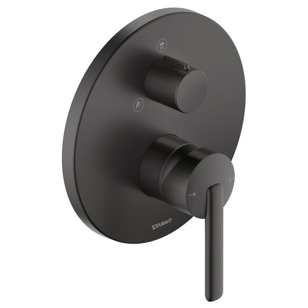 Duravit Balcoon Einhebel-Brausemischer Unterputz Schwarz Matt BA4210012046