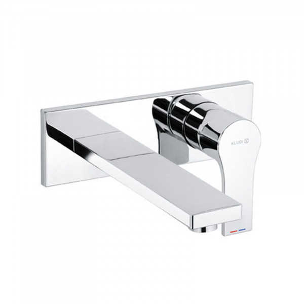 Kludi ZENTA SL Einhandmischer für Waschtisch mit 2-Loch Ausladung 180 mm chrom