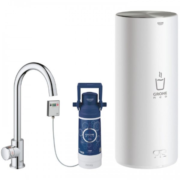 Grohe Red Duo Starter Kit 30080001 Mono-Spültischarmatur Chrom inkl. Boiler Größe L