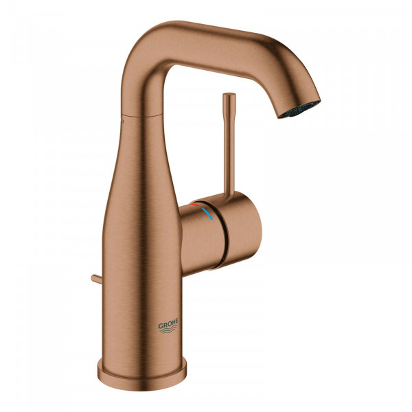 Grohe Essence Einhand-Waschtischbatterie mit Zugstange Bronze gebürstet 24173DL1
