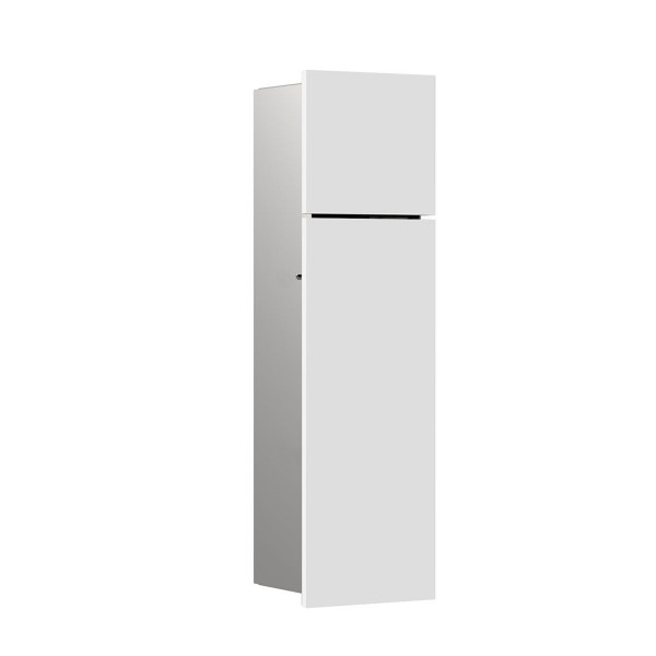 EMCO Asis Module Pure f. Toilettenbürstengarnitur Unterputz alpin-weiß 975551303 Türanschlag rechts