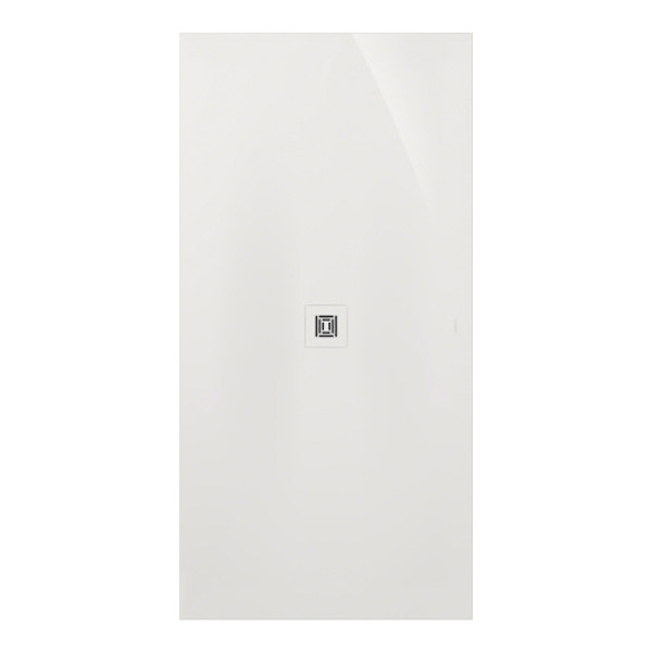 Duravit Sustano zuschneidbare Duschwanne 180 x 90 cm Weiß Glänzend DuraSolid Mineralguss