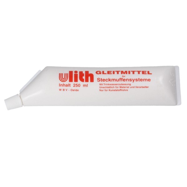 (9,20€/l) Ulith Gleitmittel 250 ml Tube Montagepaste für Steckmuffensysteme 251051