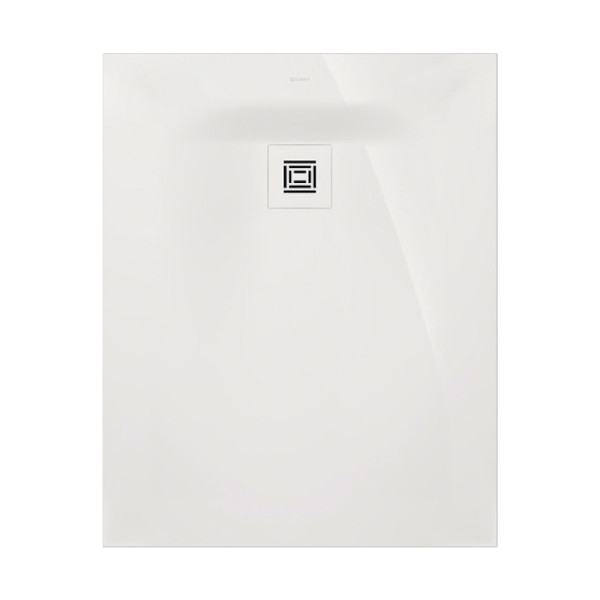 Duravit Sustano zuschneidbare Duschwanne 100 x 80 cm Weiß Glänzend DuraSolid Mineralguss