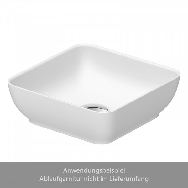 Duravit Sivida Aufsatzbecken Weiß Eckig aus DuroCast Plus 2660033200