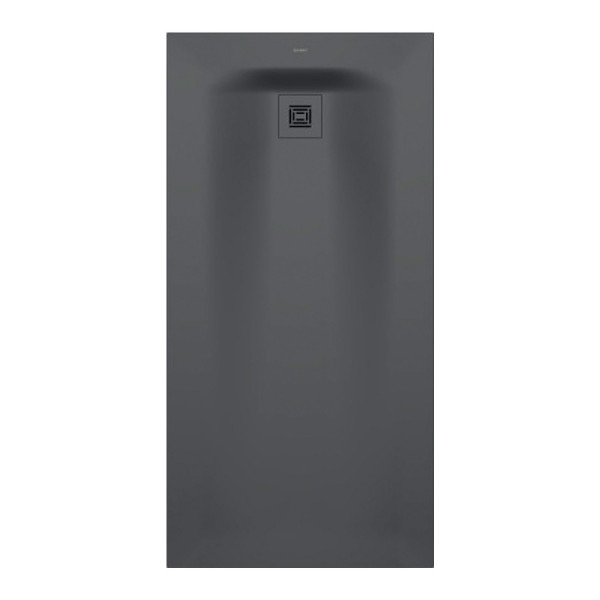 Duravit Sustano zuschneidbare Duschwanne 160 x 80 cm Dunkelgrau Matt DuraSolid Mineralguss