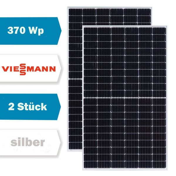 Viessmann Vitovolt 300 M370AG 7956527 Solarmodul Photovoltaik 370 Watt 2-er Set