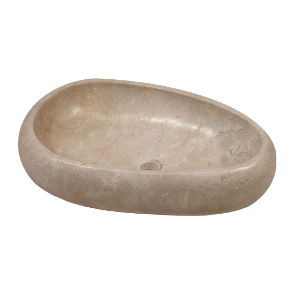 IMSO Goccia Cream Aufsatzwaschbecken ISLAGOCCR ca. 40x60x15 cm Marmor-Waschtisch
