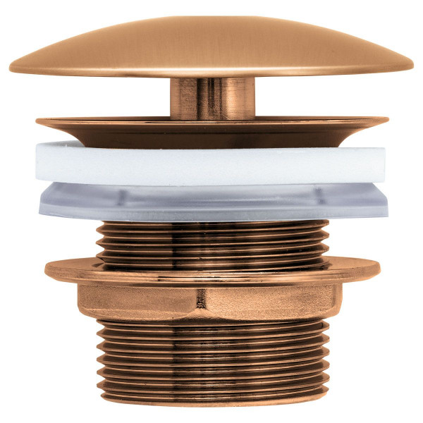 Duravit Schaftventil Permanentablauf Bronze gebürstet Ø 72 mm 0050240400