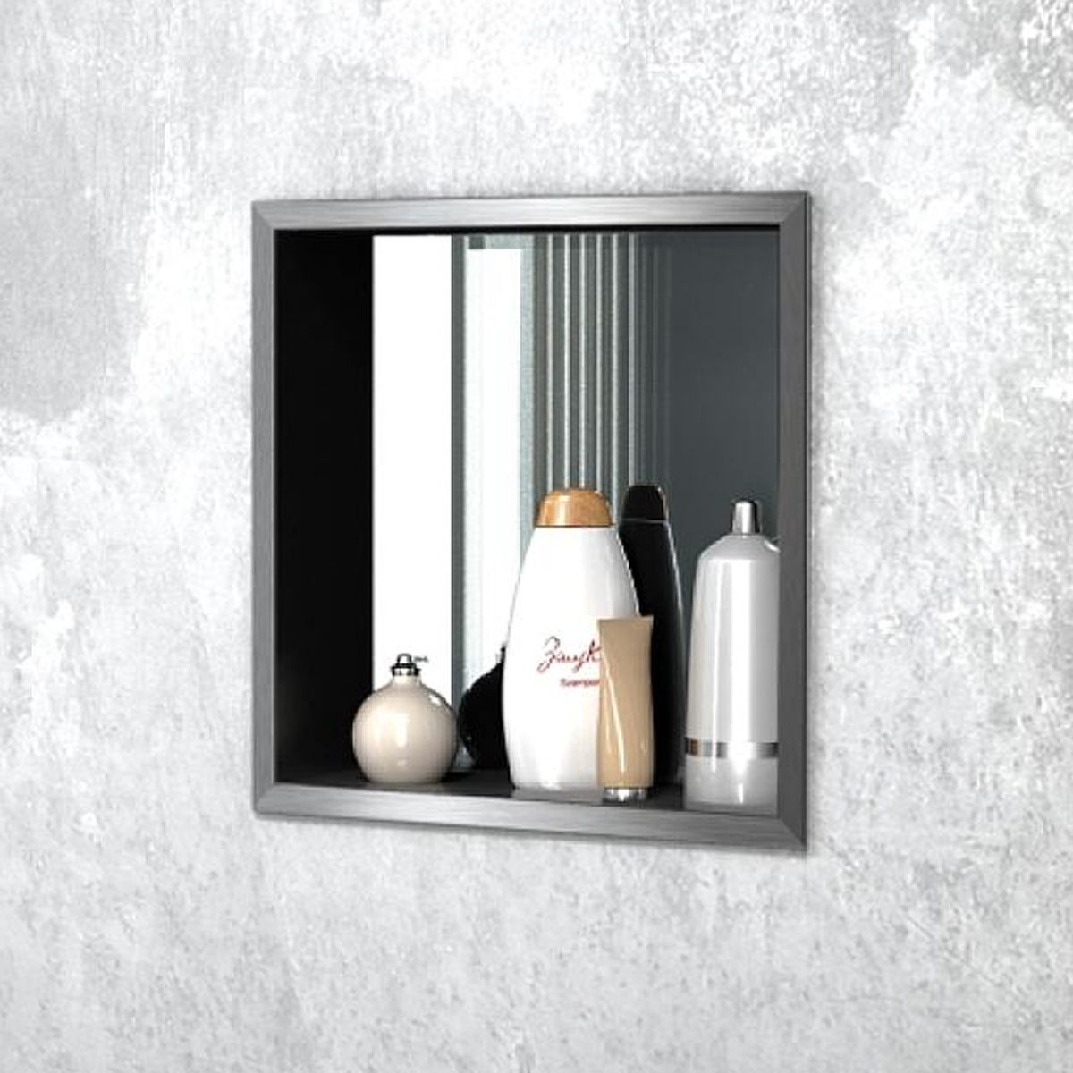 Wandnische 9398733 Unterputz 235x325x100 mm Wandeinbaunische mit Spiegelrückwand 
