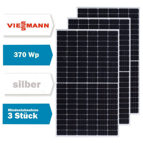 Viessmann Vitovolt 300 M370AG 7956527 Solarmodul Photovoltaik 370 Watt ab 3 Module