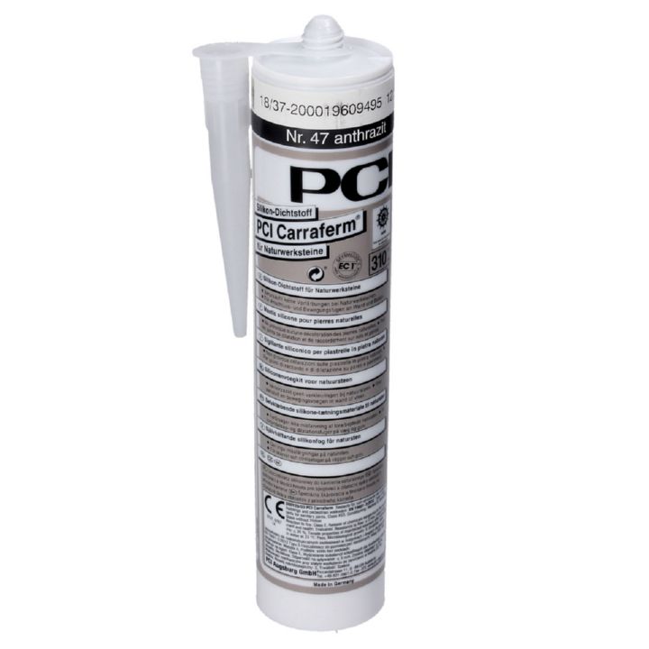 PCI Carraferm 310 ml 2952/7 NatursteinSilikon anthrazit Dichtstoffe