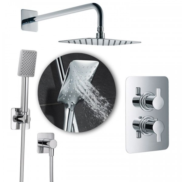 HSK Shower-Set Softcube 2.04 inkl. Brausethermostat Unterputz 1000204