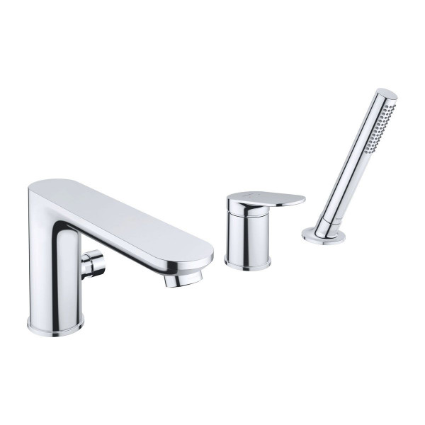 Duravit Wave 3-Loch Wannenrandarmatur chrom WA5260000010