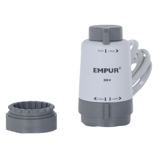 Empur Stellantrieb mit Montagehilfe 24 Volt 7738342122 M30x1,5 mm, mit Adapterring