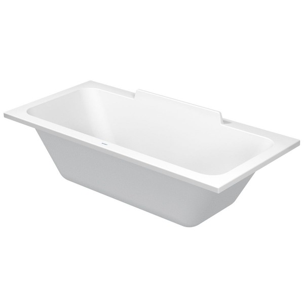 Duravit Durastyle Acryl-Badewanne 180 x 80 cm zwei Schrägen weiß 700298000000000