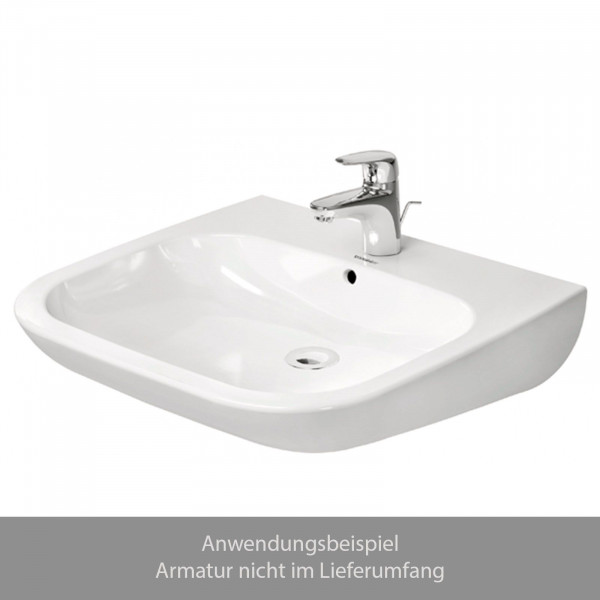 Duravit D-Code Waschtisch Weiß 600 mm barrierefrei 2312600000