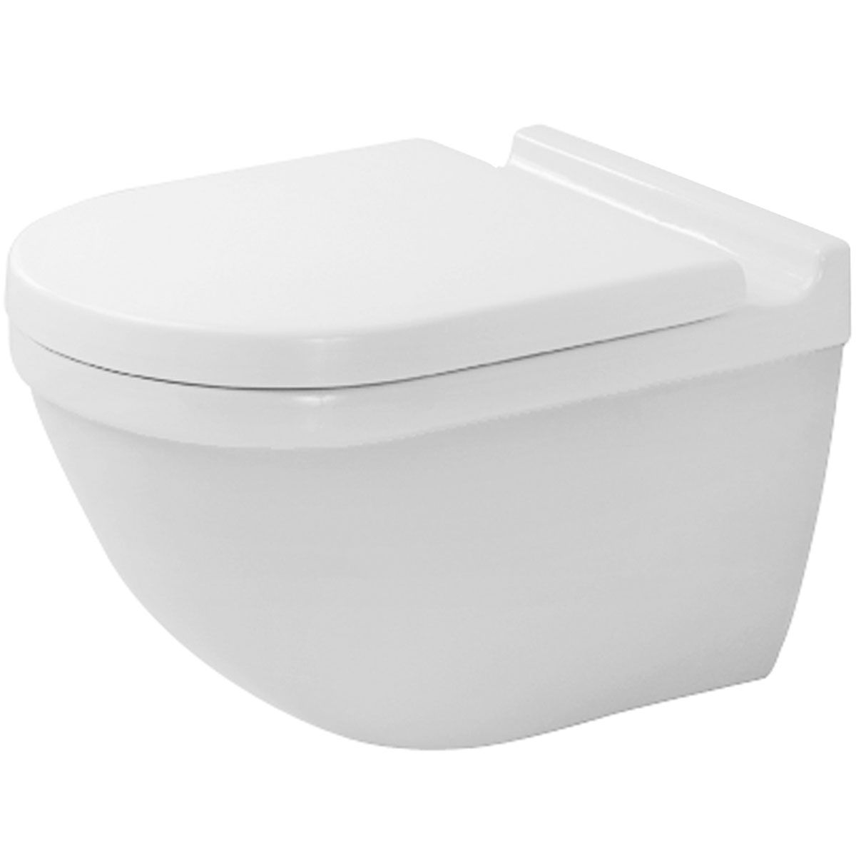 Duravit Starck 3 Tiefspül Wand WC Set mit Klodeckel weiß softclose 42250900A1