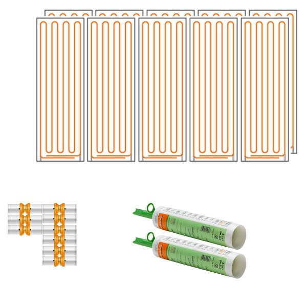 Variotherm Wandheizung Paket 12,5 m² ModulWand-Classic Trockenbau