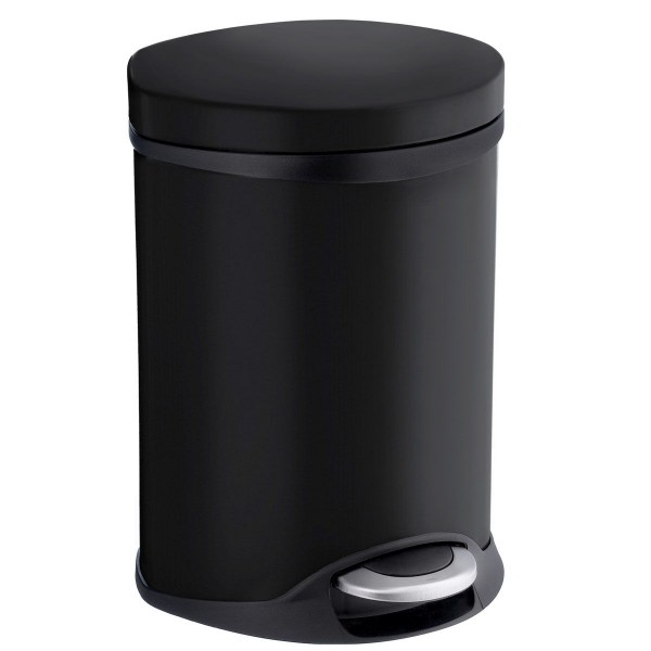Smedbo OUTLINE Lite Pedal-Mülleimer FK665 schwarz 6 Liter