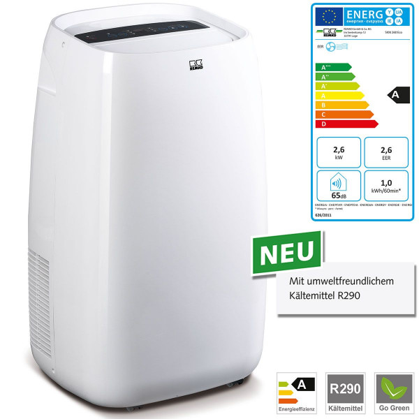 Remko Hitline SKM 260 Eco Raumklimagerät 2,6 kW mobile Klimaanlage 1601260