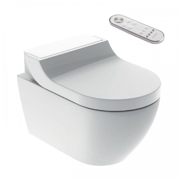 Geberit AquaClean Tuma Comfort Dusch-WC spülrandlos 146.290.SI.1 Glas Weiß