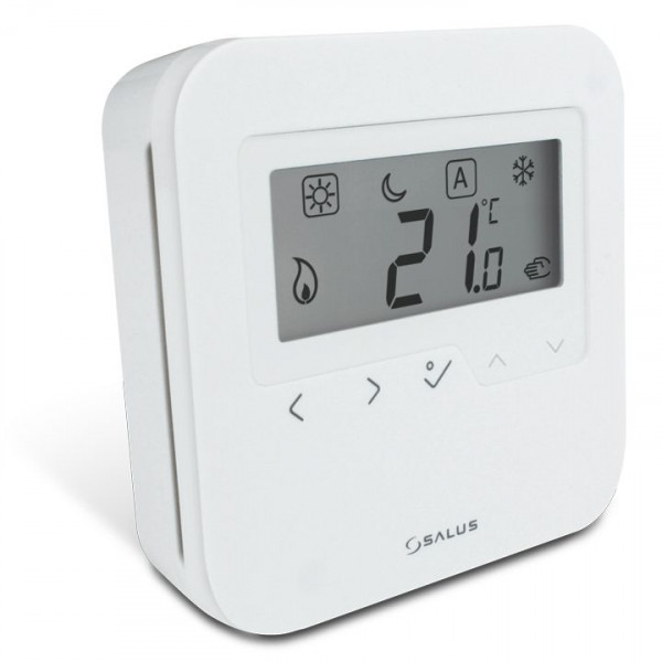Salus HTRS-RF(30) Digitales Raumthermostat 112603 batteriebetriebenes Funk-Raumthermostat Aufputz